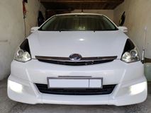 Реснички на фары для Toyota Wish ANE10 рестайлинг 2005-2009